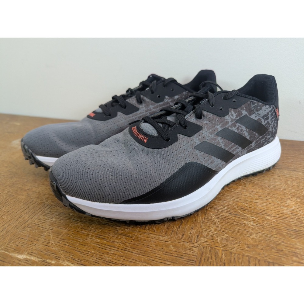 Adidas Men's S2G SL Spikeless Golf Shoes Lace Up Grey Mesh Size 8.5